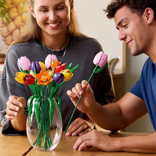 LEGO Botanicals Tulip Bouquet Building Set for Adults | 576 Pieces | Multicolor | Model 11501 7