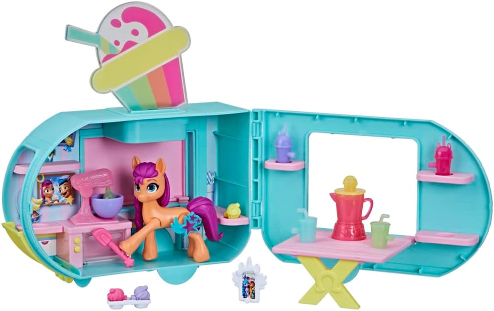 My Little Pony Sunny Starscout Smoothie Truck - Interactive Playset for Kids 5+