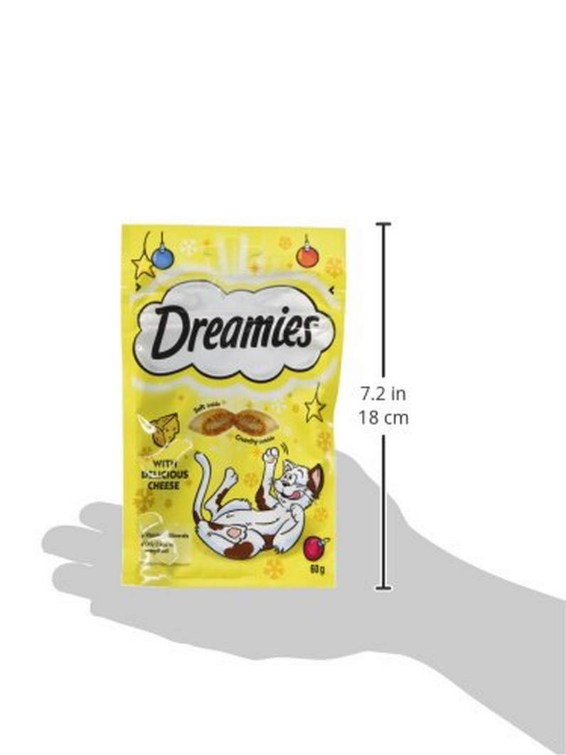 Dreamies - Cheese Cat Treats (8 x 60g Pouches)