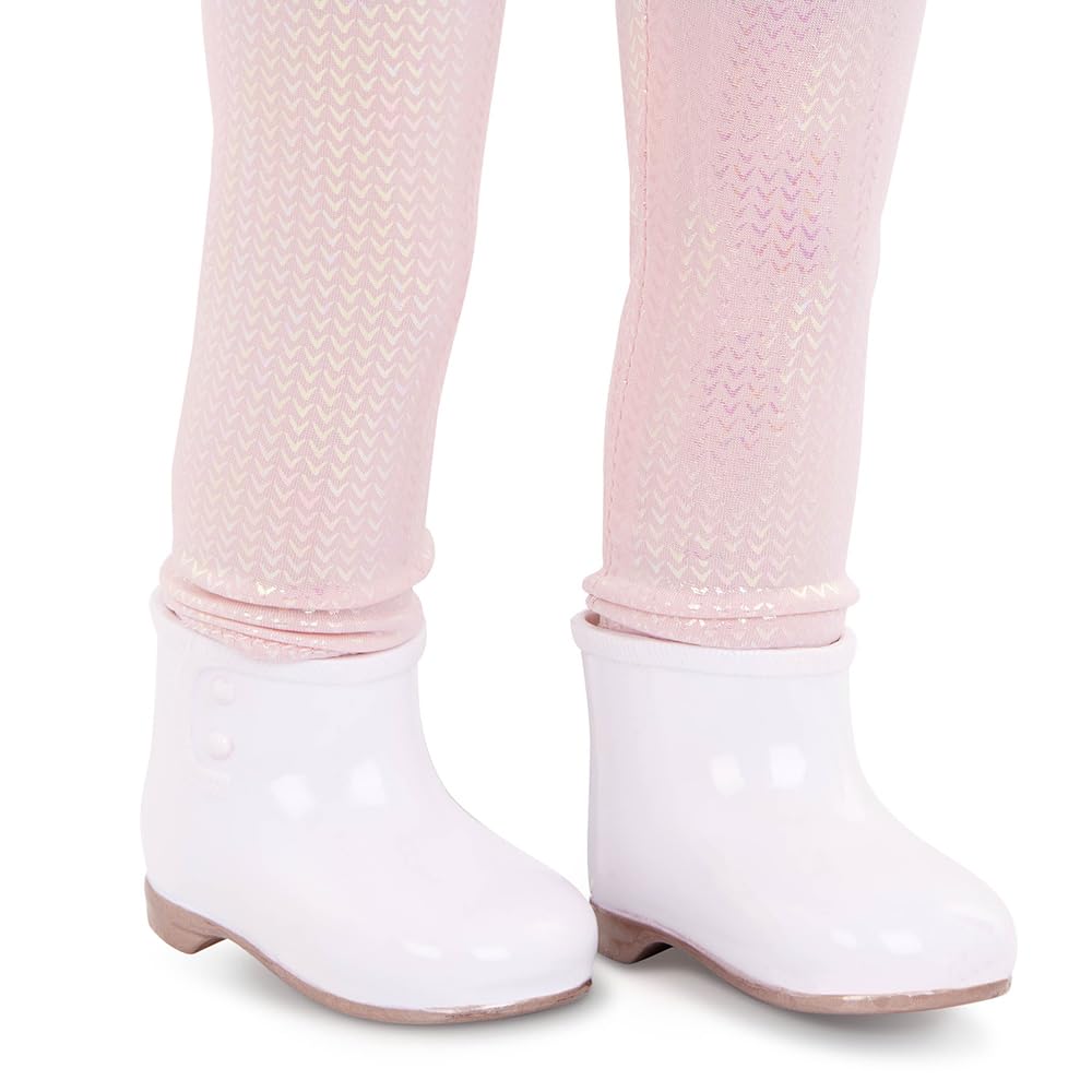 Our Generation Pink Faux-Fur Coat Outfit for 18-inch Dolls - Fashion Playset for Ages 3+ 3