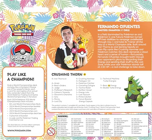 Pokémon TCG: 2024 World Championships Deck - Fernando Cifuentes Replica | English