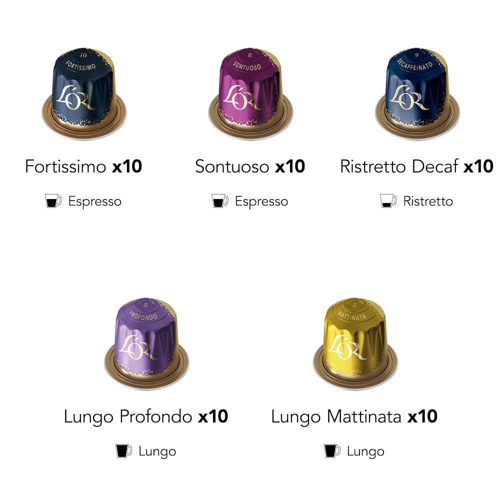 L"OR Grand Assortment Variety Bundle Coffee Pods x20 (Pack of 20, Total 200 Capsules) 7