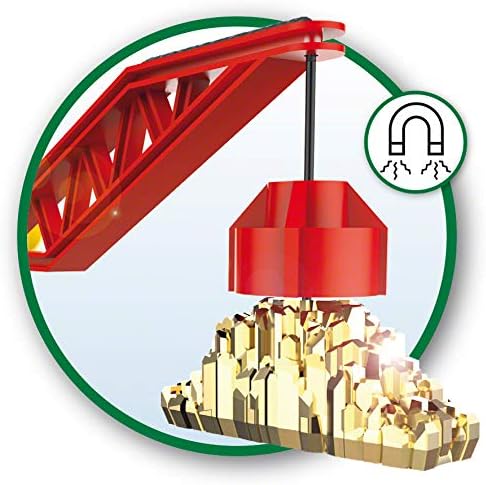 BRIO Crane and Mountain Tunnel Train Set with Sound Features for Kids 5