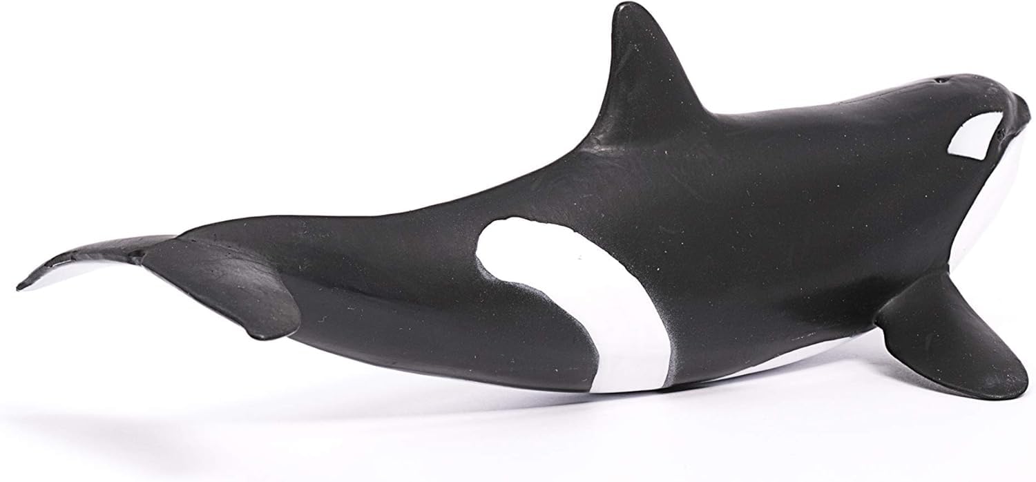 Schleich Wild Life Killer Whale Figurine 14807 | Ages 3+ | Black 9