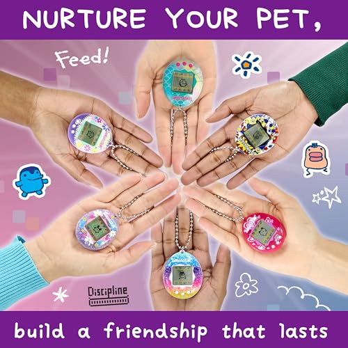 Tamagotchi Original Angel Lace Digital Pet - Electronic Virtual Pet Toy for Kids 8+ 9
