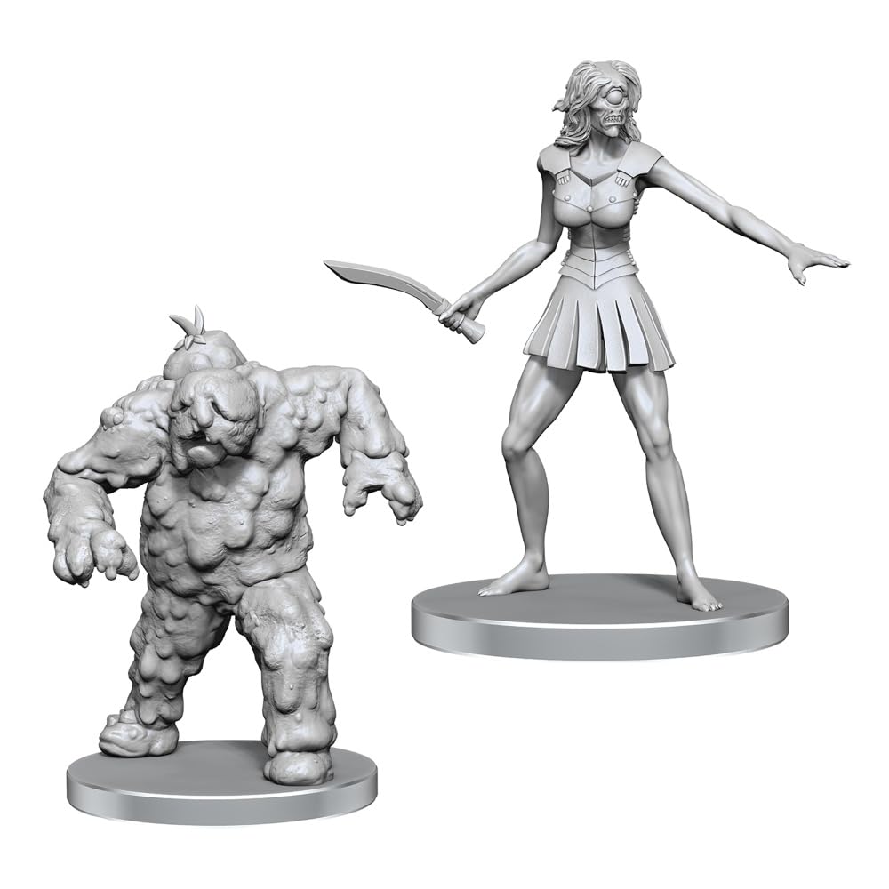 WizKids Pathfinder Battles Deep Cuts Mudwretch and Buso Miniatures | Plastic | Grey 1