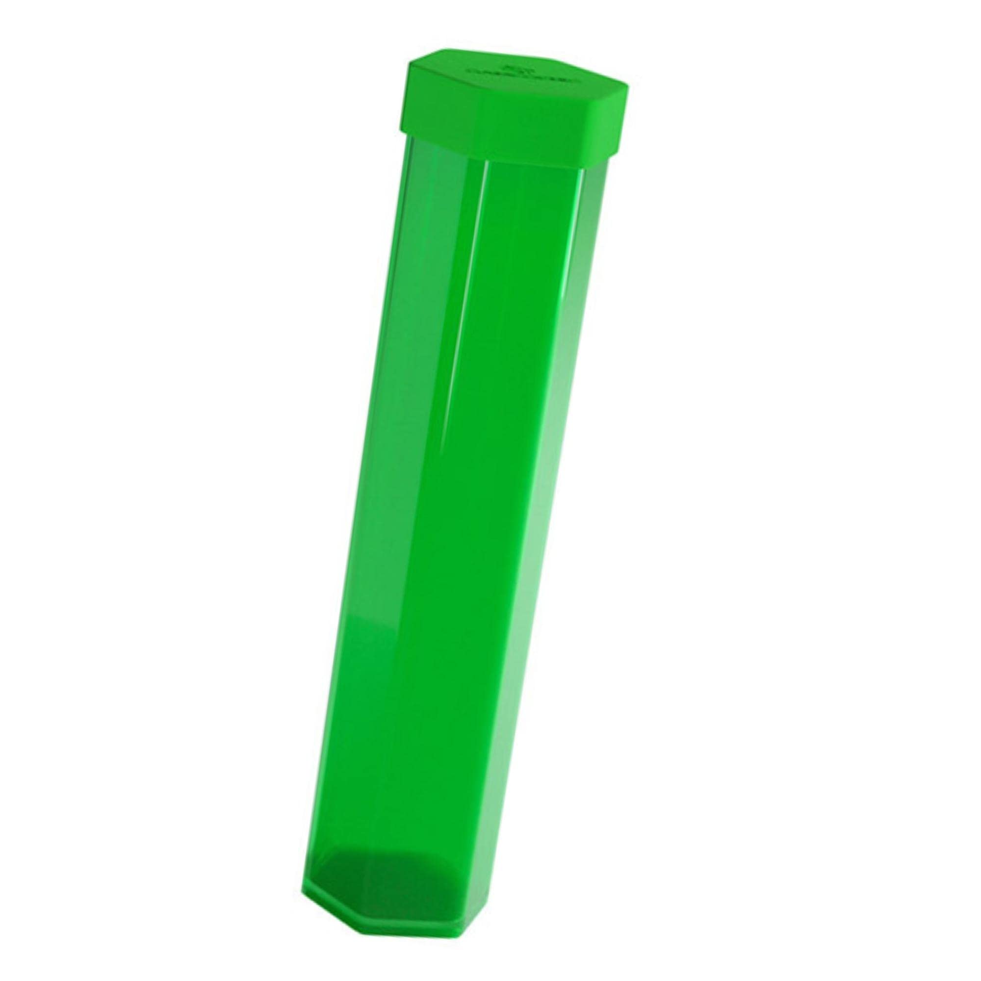 Gamegenic Playmat Tube - Secure Storage for Stitched/Unstitched Mats | Green PETG