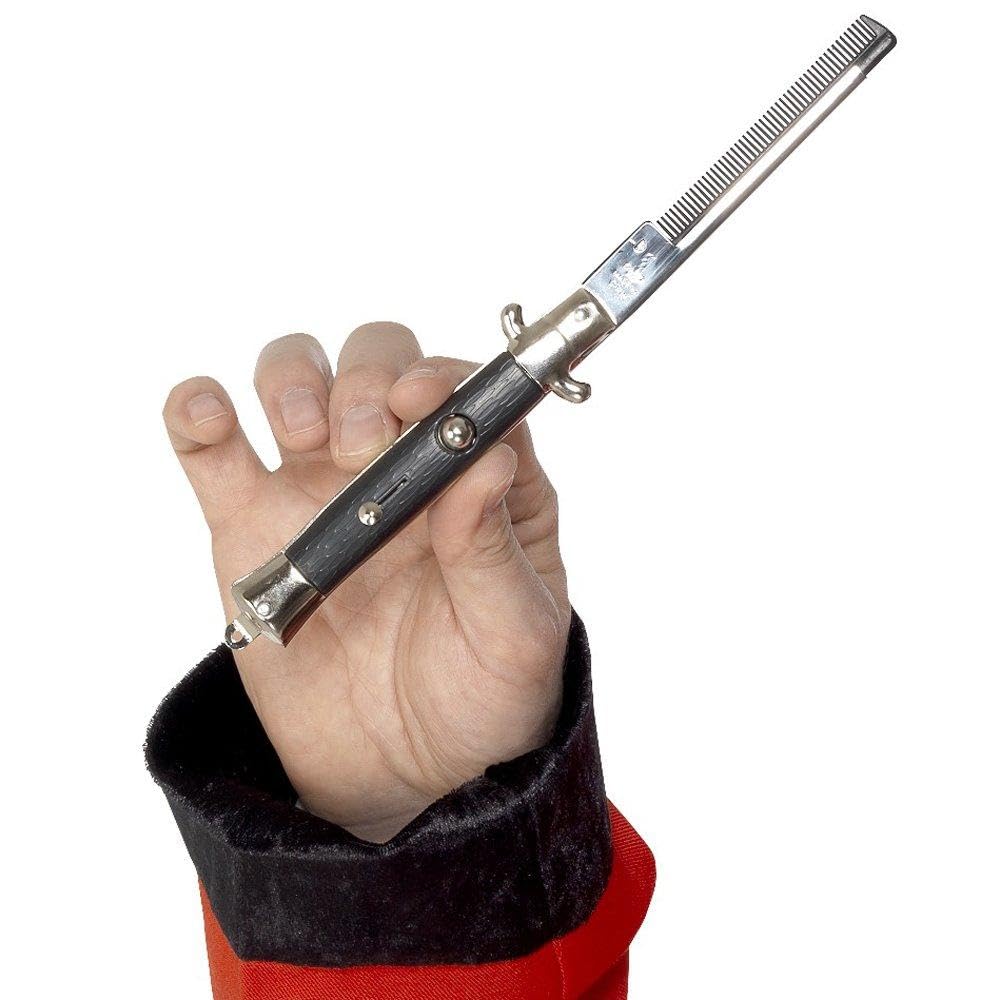 Smiffys 50s Style Teddy Boy Flick Comb, Black 6