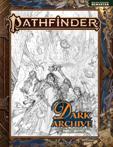 Paizo Pathfinder Dark Archive (Remastered) | Hardcover Reference Book | Sketch Cover Edition