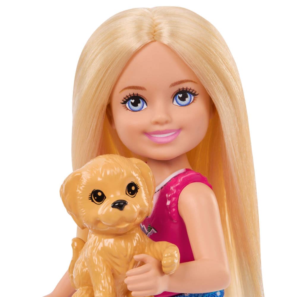 Barbie Chelsea Outdoor Adventures Playset - Camping Fun with Doll, Puppy & Accessories 9