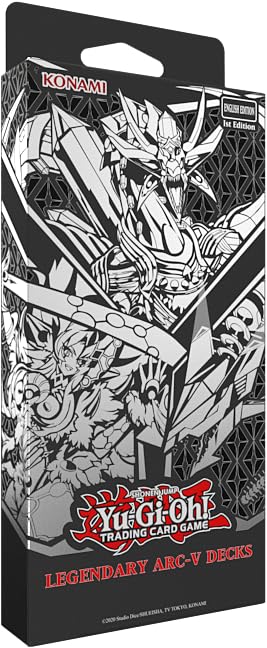 Yu-Gi-Oh! Legendary Arc-V Decks - 3 Ready-to-Play Decks | 168 Cards Total | English Version