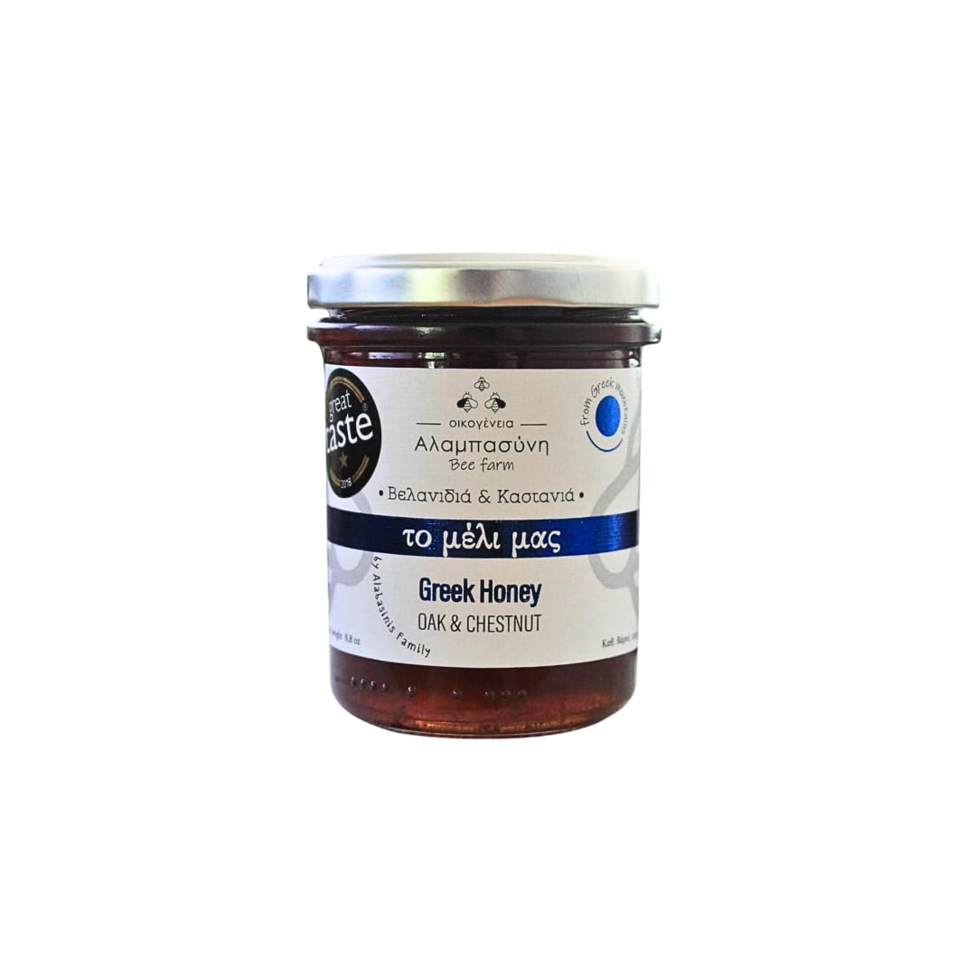 Alabasinis Family Raw Unfiltered Greek Oak & Chestnut Honey | 250g 1