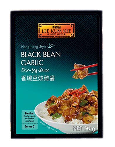 Lee Kum Kee Asian Stir Fry Sauce Bundle (4 Pack) - Black Bean & Garlic, Honey & Soy, Sichuan Kung Pao, Rich & Savoury Noodle 8