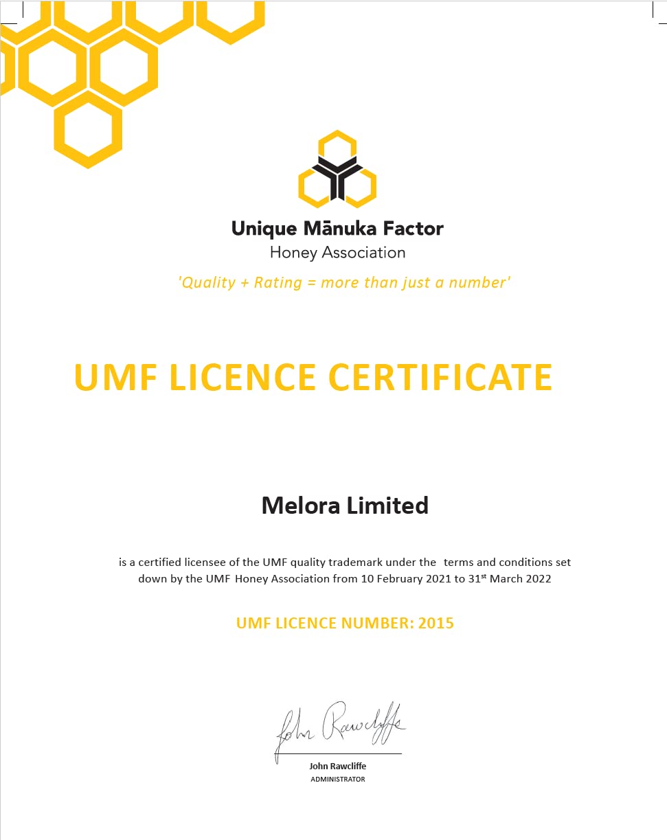 Melora 10+ UMF 300 MGO Manuka Honey - 250g - Pure New Zealand Honey 10