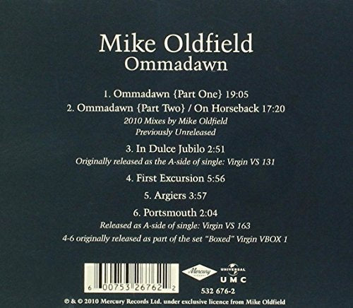 Mike Oldfield - Ommadawn [CD]