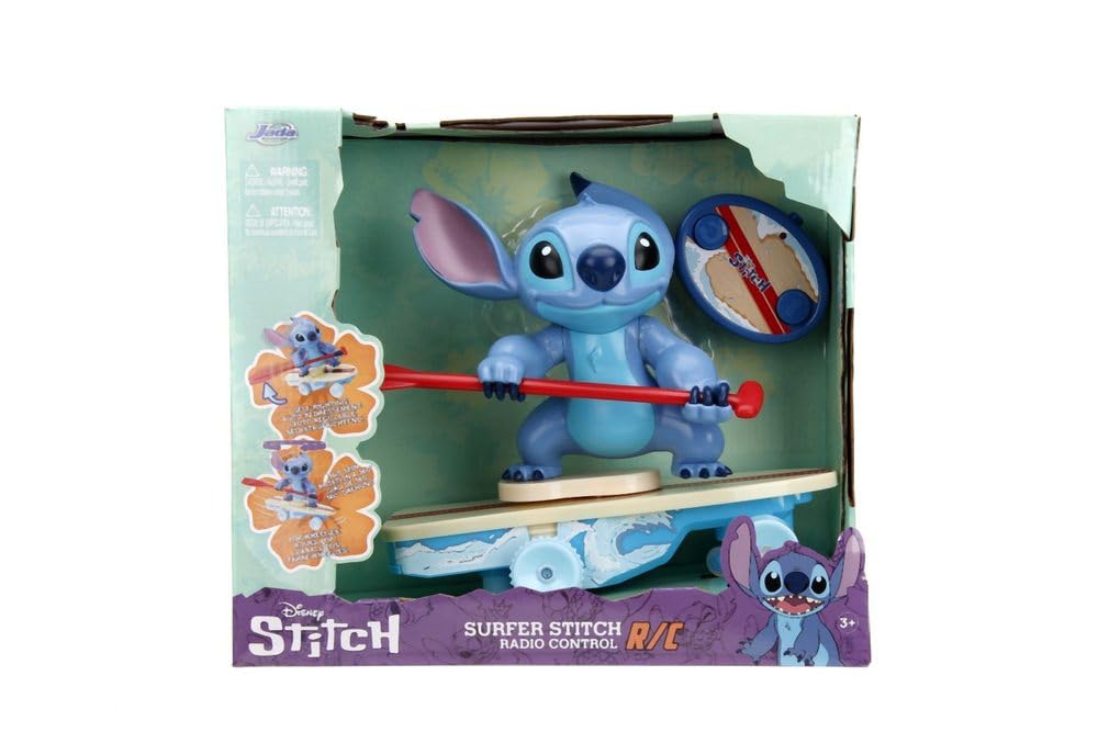Jada Disney RC Stitch Surfer - 360° Rotation & Self-Rising - Ages 3+