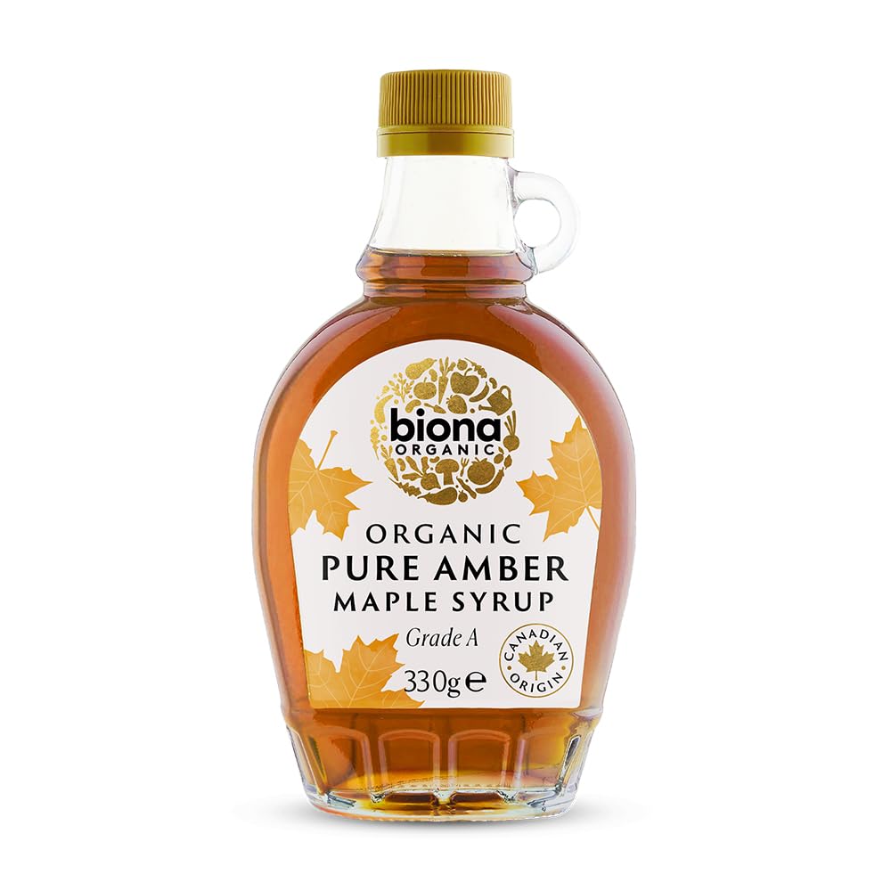 Biona Organic Maple Syrup 330g - Amber Grade A Pure Canadian Syrup 1