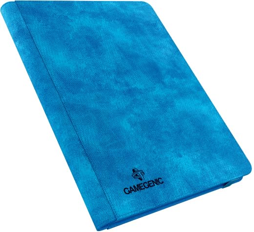 Gamegenic Prime Album - 18-Pocket Storage | Blue COLOURMATCH | Holds 360 Double-Sleeved Cards 2