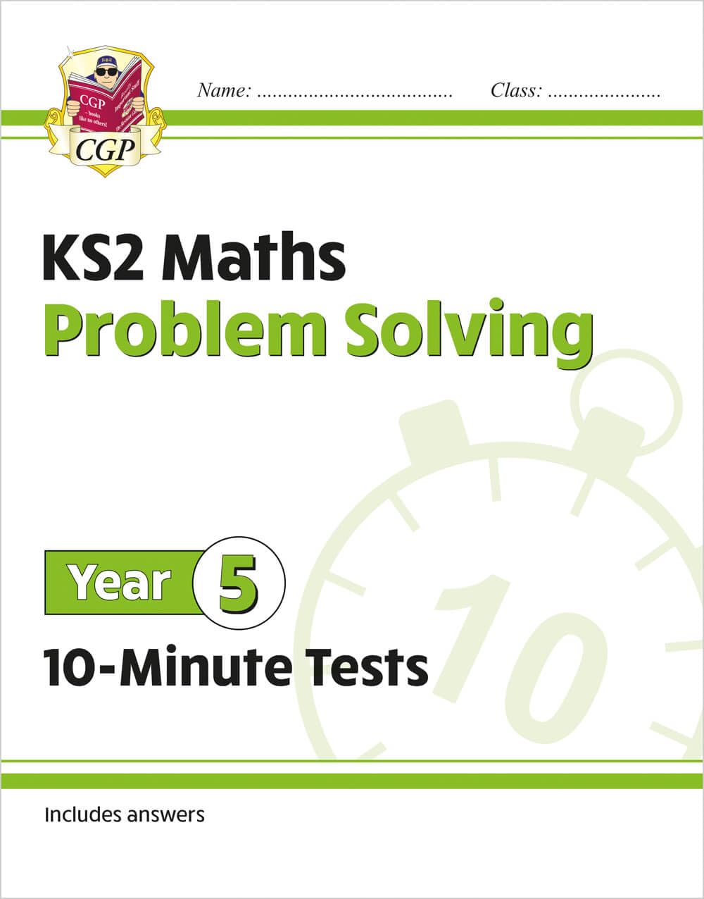 CGP New KS2 Maths 10-Minute Tests: Problem Solving - Year 5 | Paperback | Ages 8-10
