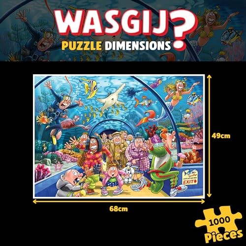 Jumbo Wasgij Original 43 - Aquarium Antics 1000 Piece Jigsaw Puzzle 7