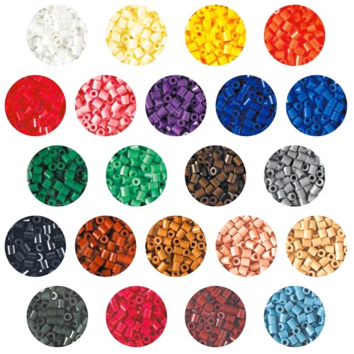 Hama Midi Beads Bucket - 10,000 Fuse Beads Craft Kit for Creative Children 5+ 10