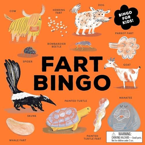Laurence King Fart Bingo - Family Game | 8 Players | Ages 3+ 1