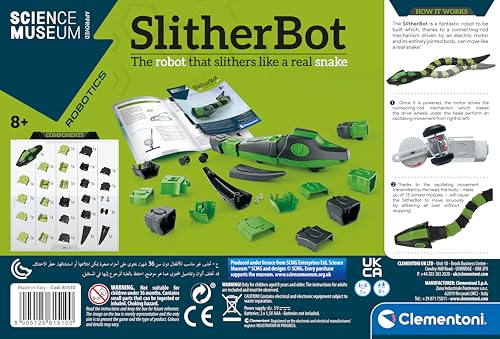 Clementoni Slither Bot - Build & Play Snake Robot for Kids 8+ 8