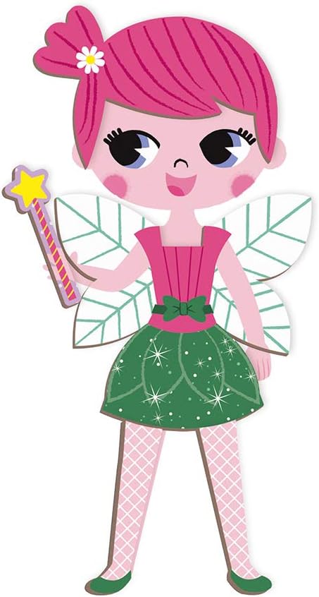 Janod Magneti'Book Costumes Magnetic Playset - Educational Fashion Game for Girls, Ages 3-8 3