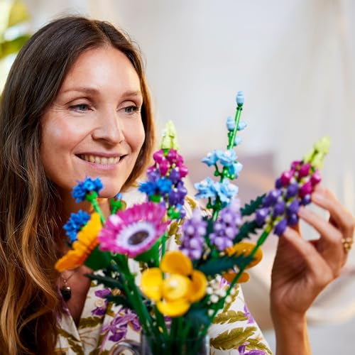 LEGO Icons Wildflower Bouquet 10313 - Adult Building Set with 8 Flower Species 10