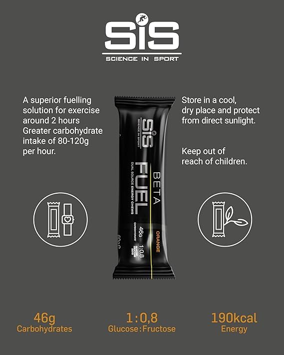 Science in Sport Beta Fuel Dual Source Energy Chews - Orange Flavor 5