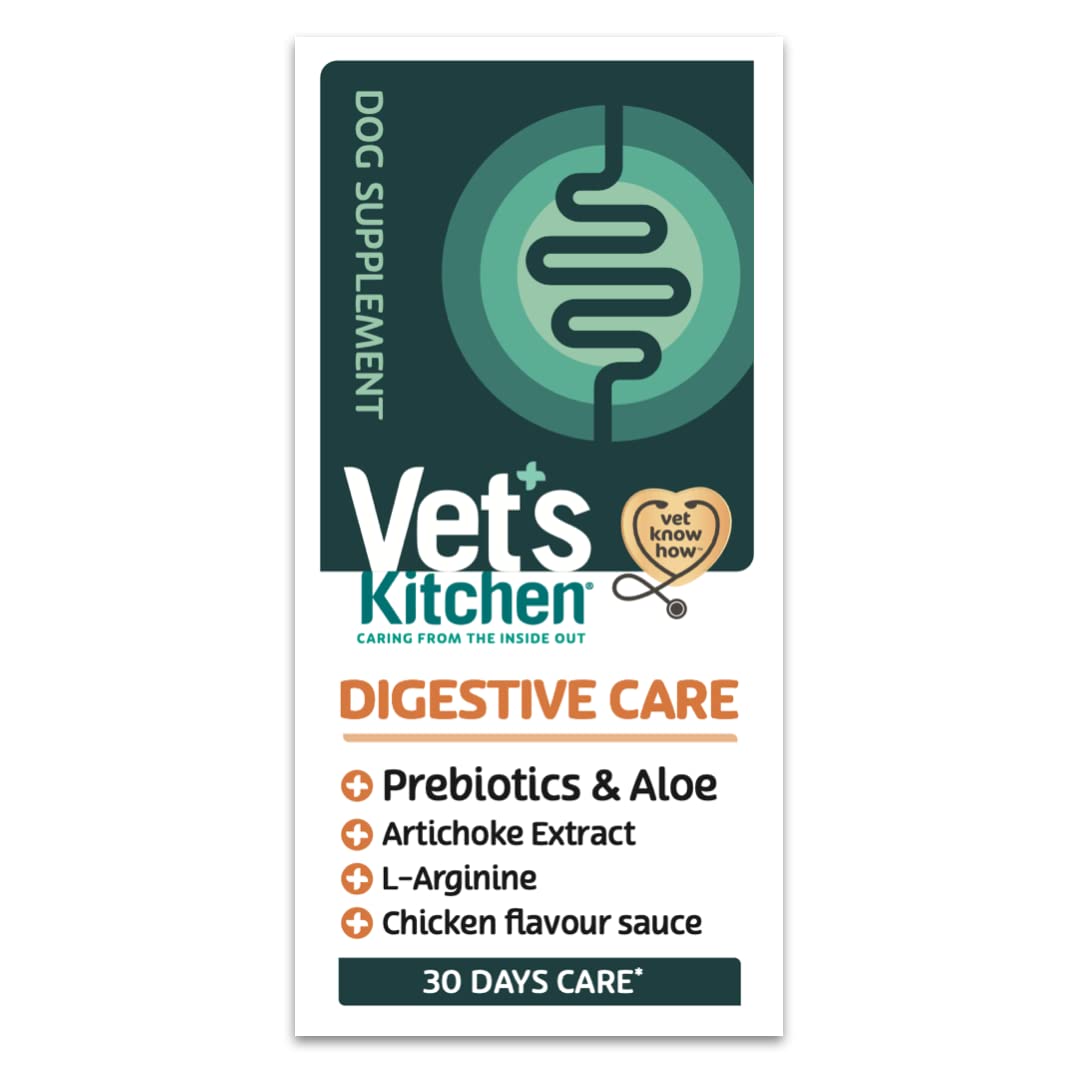 Vet's Kitchen Digestive Care Supplement Sauce for Dogs - Chicken Flavour | Aids Digestion | 300ml