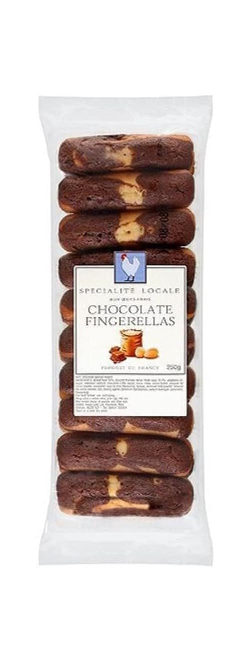 Specialite Locale Chocolate & Vanilla Flavour Sponge Cake Fingers, 250 g