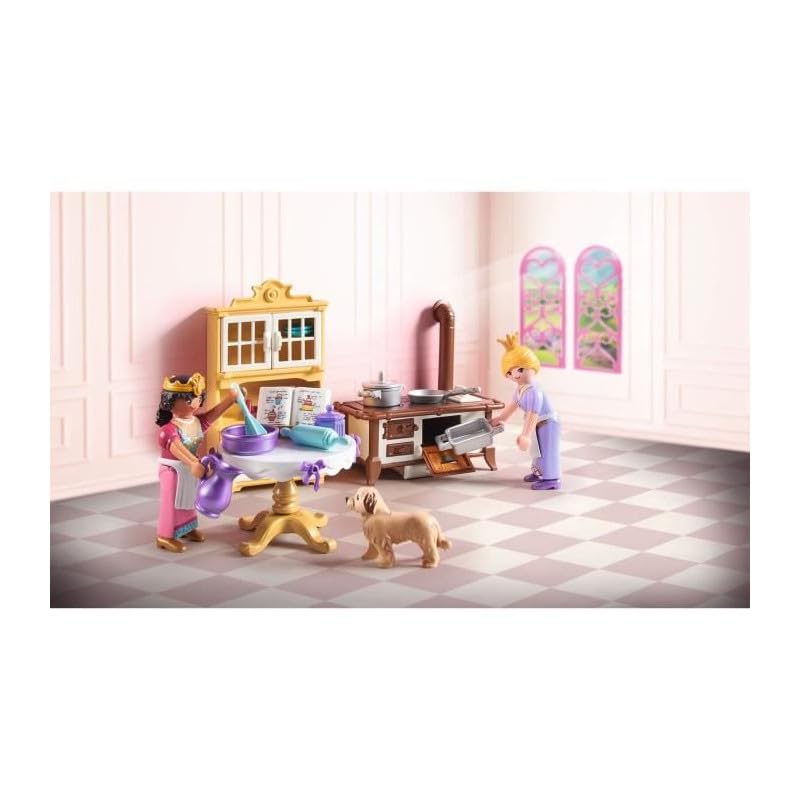 PLAYMOBIL Princess Magic Royal Kitchen Playset - Baking & Imaginative Role Play for Ages 4-10 2