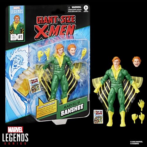 Marvel Legends Series Banshee Action Figure - 6-Inch Collectible with Articulation & Accessories 20