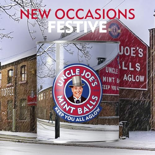 UNCLE JOE'S MINT BALLS Mint Balls - Natural Ingredients | Vegan | Christmas Gift Tin 120g 2
