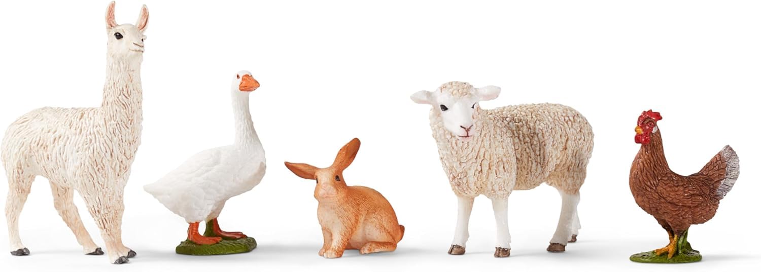 SCHLEICH Farm World 5-Piece Farm Animal Playset - Realistic Animal Figures for Kids Ages 3+ 10