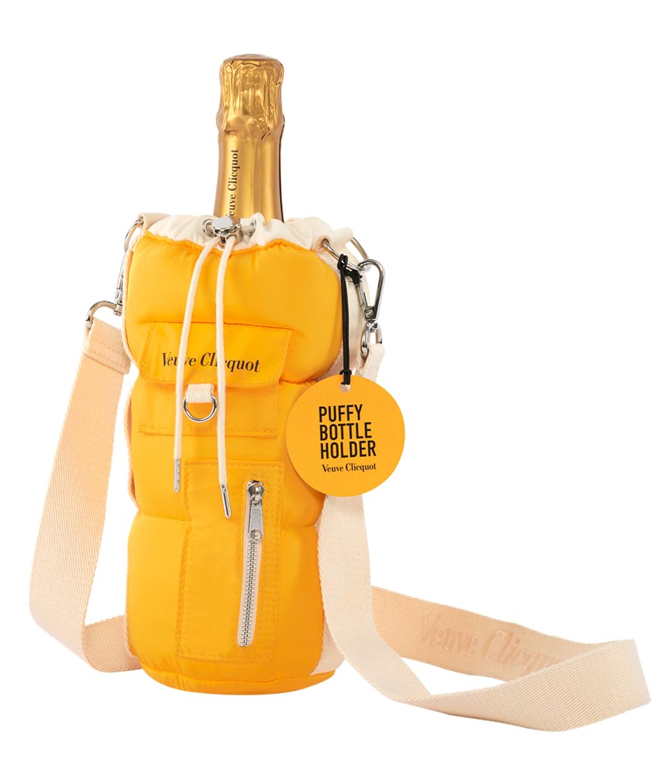 Veuve Clicquot - Yellow Label Brut Champagne with Puffy Bottle Holder (75cl) 7