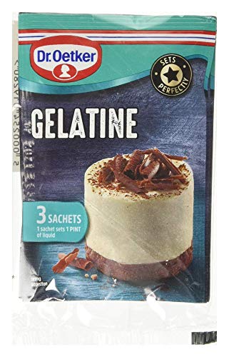 Dr. Oetker Gelatine Sachets, 3 x 12g - Powdered Beef Gelatine Setting Agent 12