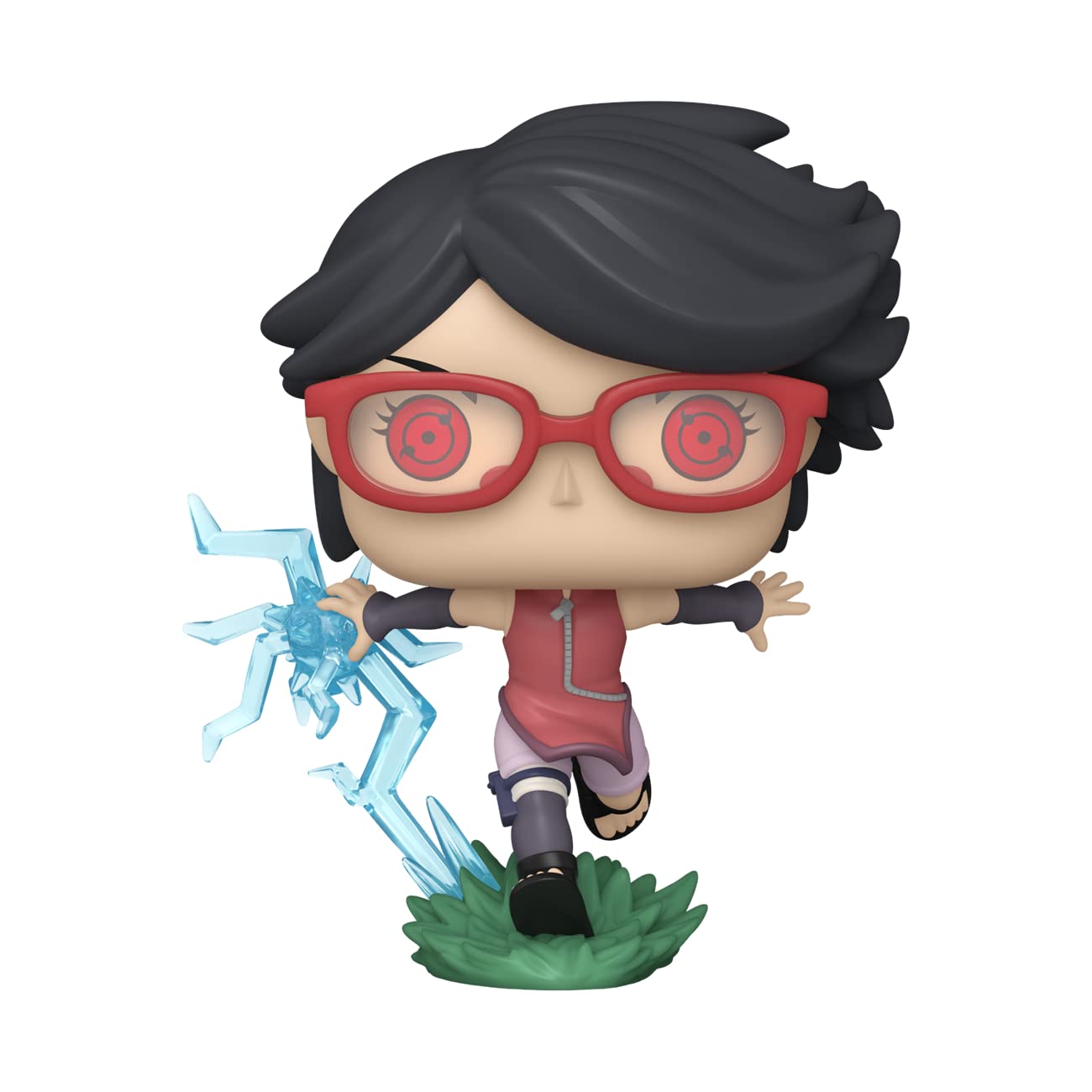 Funko Sarada Uchiha - Boruto: Naruto Next Generations Chibi Figure | 3.75 Inch Vinyl | Multicolor