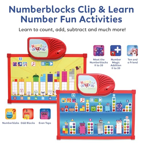 Numberblocks Clip & Learn Number Fun Toy - Educational Electronic Learning Game for Ages 18 Months+ 13