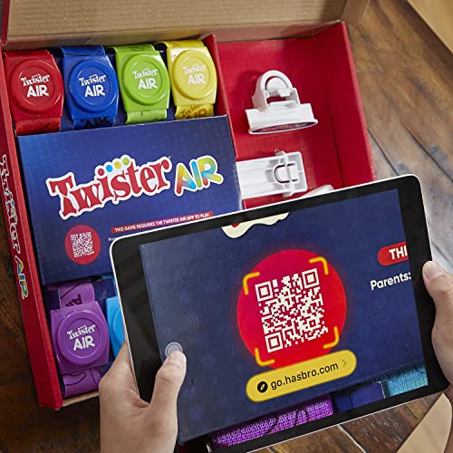 Hasbro Gaming Twister Air Augmented Reality Party Game for Ages 8+ 13
