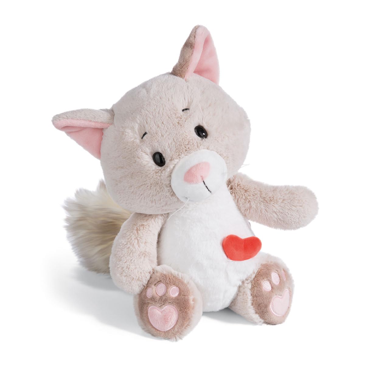 Nici Love Cat Fluffy 25cm Dangling Gray Plush - Sustainable Soft Toy 1