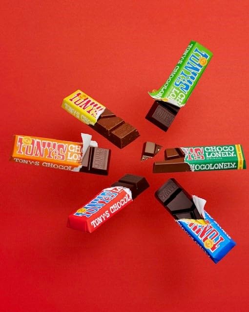 Tony's Chocolonely Milk Chocolate Caramel and Sea Salt Bar - 47g | Fairtrade 3