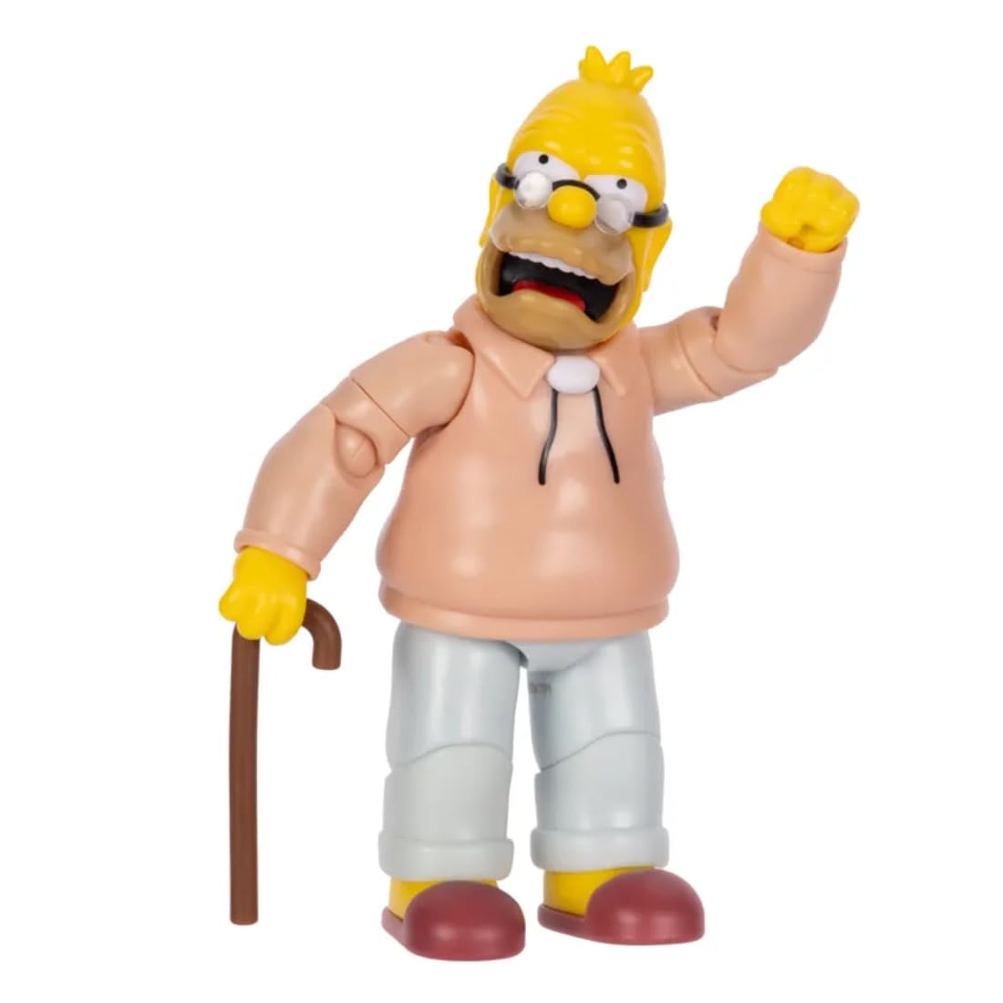 The Simpsons Grampa Simpson Action Figure - 5-Inch (12.7cm) | 14+ Points of Articulation