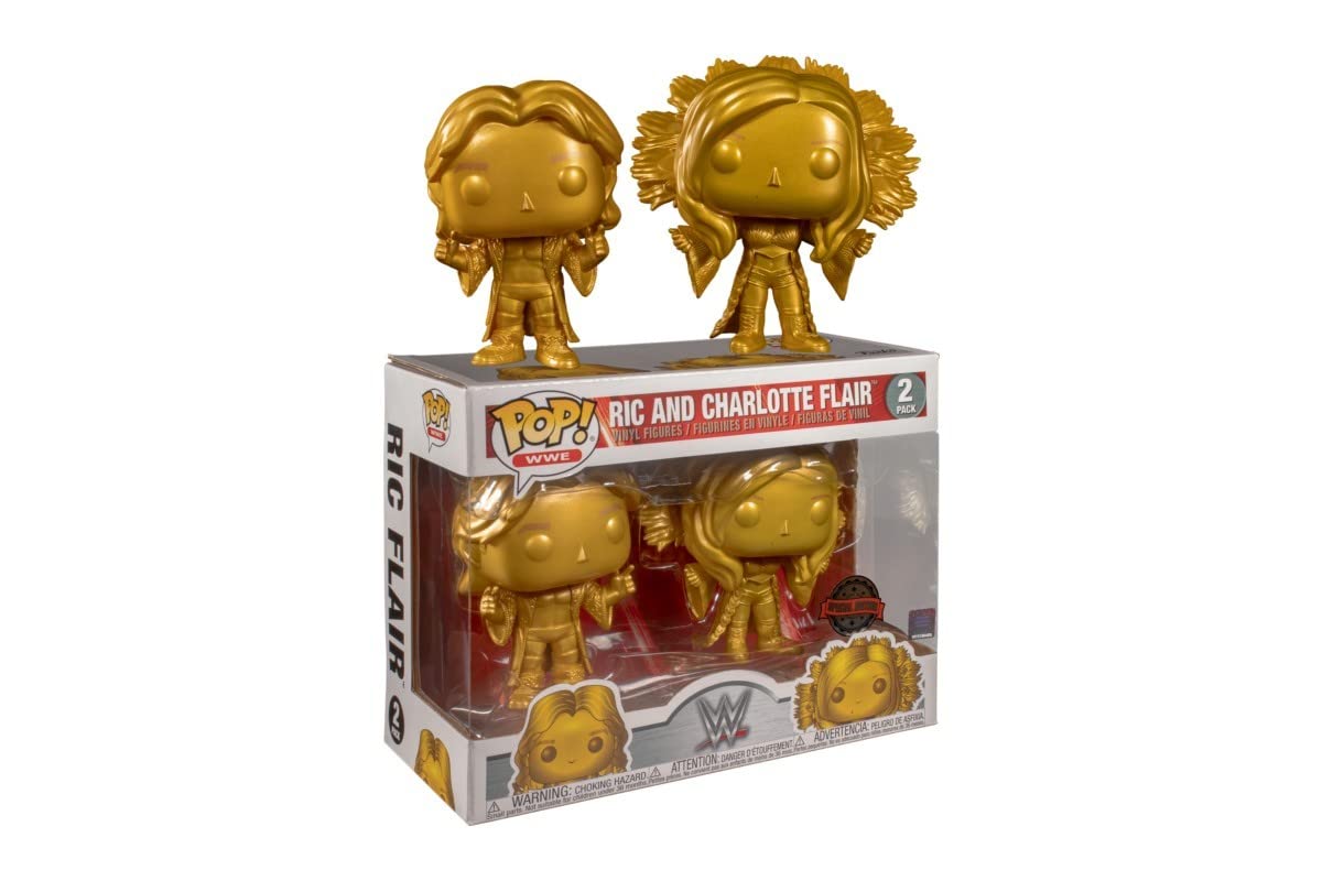 Funko Pop! WWE - Ric Flair & Charlotte Flair Vinyl Figure 2-Pack (42050) 3