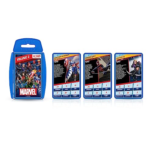 Top Trumps Marvel Universe 2 Card Game - Features Sam Wilson as Captain | 30 Cards | Unisex Children 2