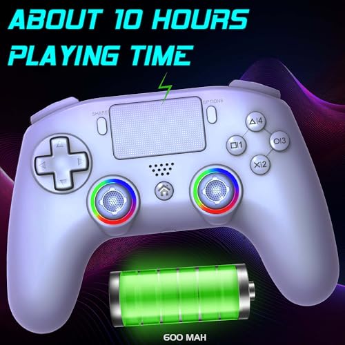 Subsonic – Wireless PS5/PC Controller with Programmable Paddles, RGB LEDs & Turbo Function 10