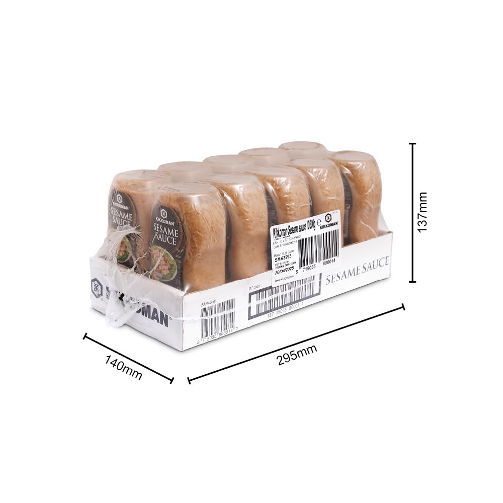 Kikkoman Sesame Sauce 300g - Rich Umami Flavour Asian Sauce with Roasted Sesame Seeds 3