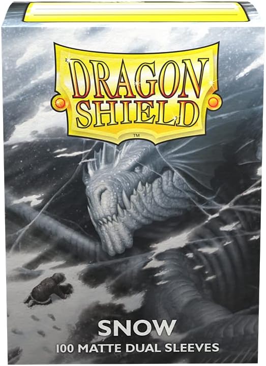Dragon Shield Dual Matte Sleeves - Clear Front with Textured Matte Back for Card Protection 2