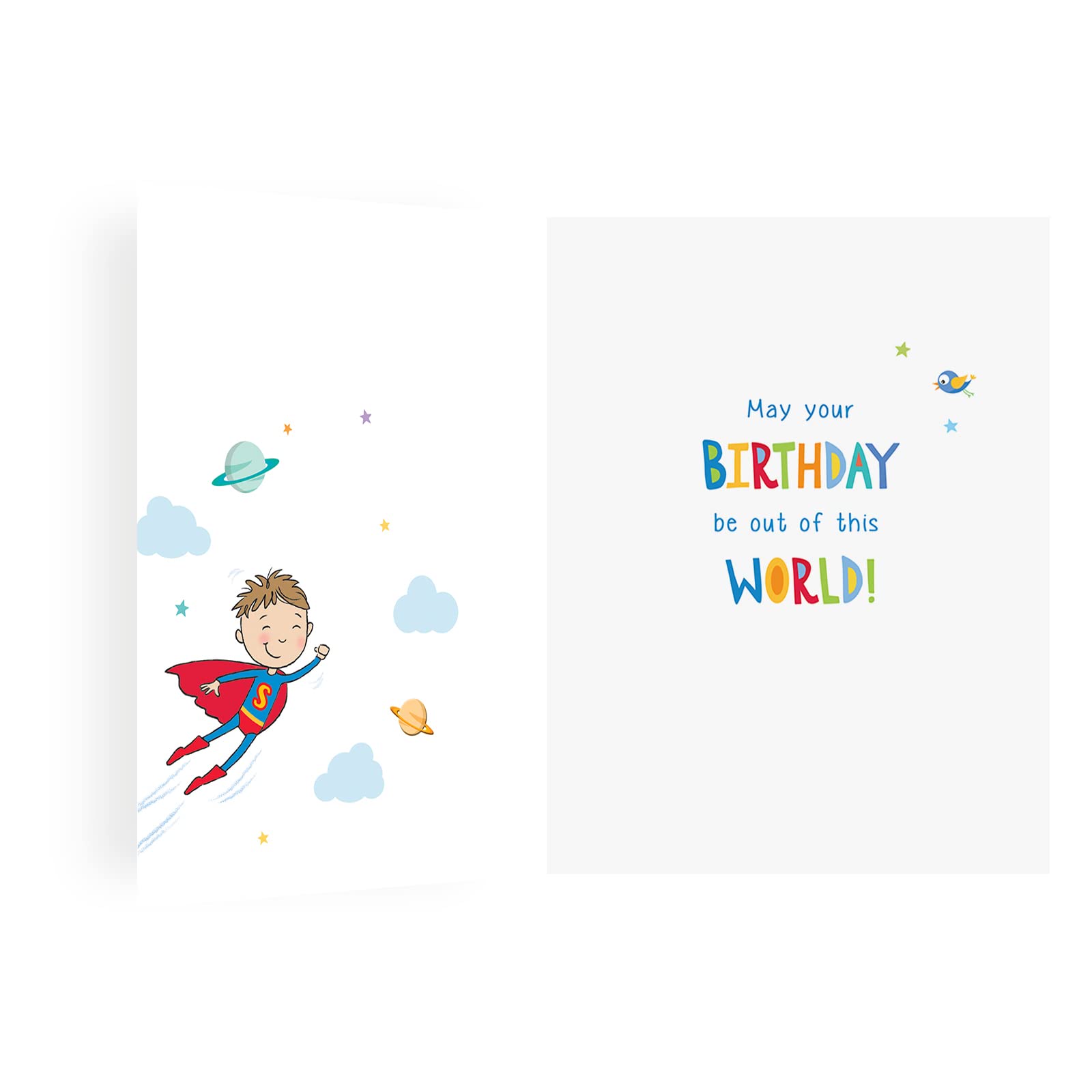 Piccadilly Greetings Hatty Boots Birthday Card for Seven (7) Year Old Boy | Multi Color | 1 Count